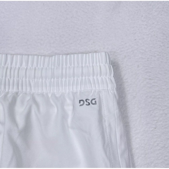 NEW DSG Mid-Rise Stride Golf Skort Built-In Bike Short Pocket White Size Large - Picture 8 of 8